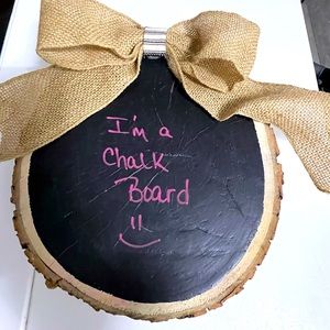 Homemade wooden chalkboard